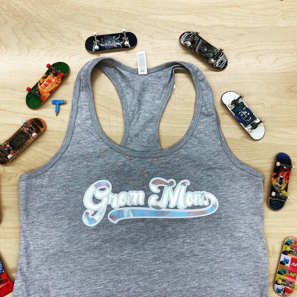 Grom Mom Skate Mom Racer Tanks Roller skate Skateboard - Picture 4 of 5